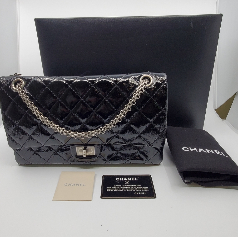 Chanel Reissue Metalic 225 Flap Bag.